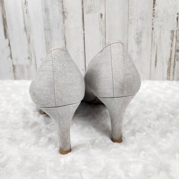 Lori Goldstein Yarrow Pump Heels Gray Size 9.5 - Picture 5 of 10
